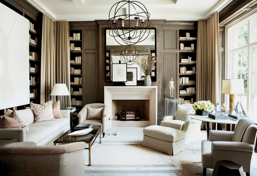 Elegant dining room wallpaper design by Creative Wall Outfitters